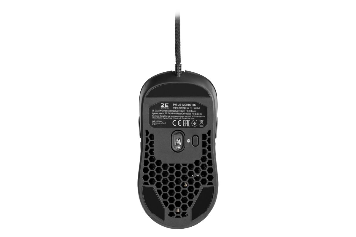 Мишка 2E Gaming HyperDrive Lite RGB Black (2E-MGHDL-BK)
