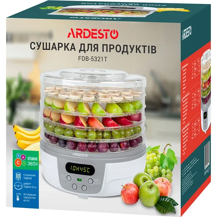 Сушарка для продуктів Ardesto FDB-5321T