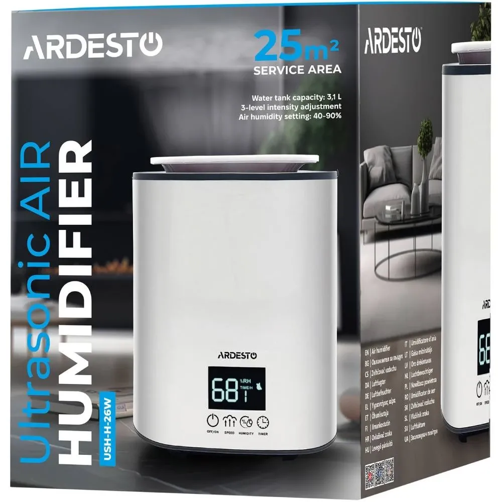 Зволожувач повітря Ardesto USH-H-26W