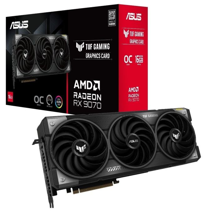 Відеокарта ASUS Radeon RX 9070 16GB TUF Gaming OC (TUF-RX9070-O16G-GAMING)