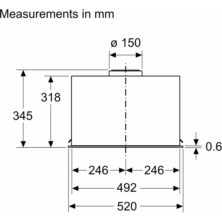 Витяжка кухонна Bosch DLN56AC50