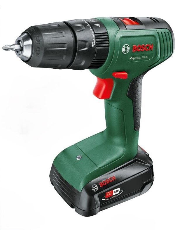 Шуруповерт Bosch EasyImpact 18V-40 18В 2х2Агод (0.603.9D8.109)
