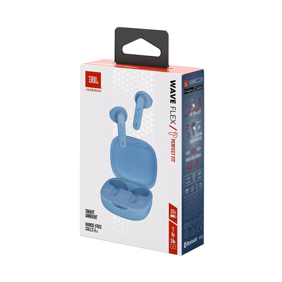 Навушники JBL Wave Flex TWS Blue