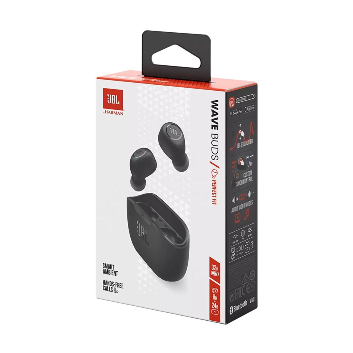 Навушники JBL Wave Buds TWS Black