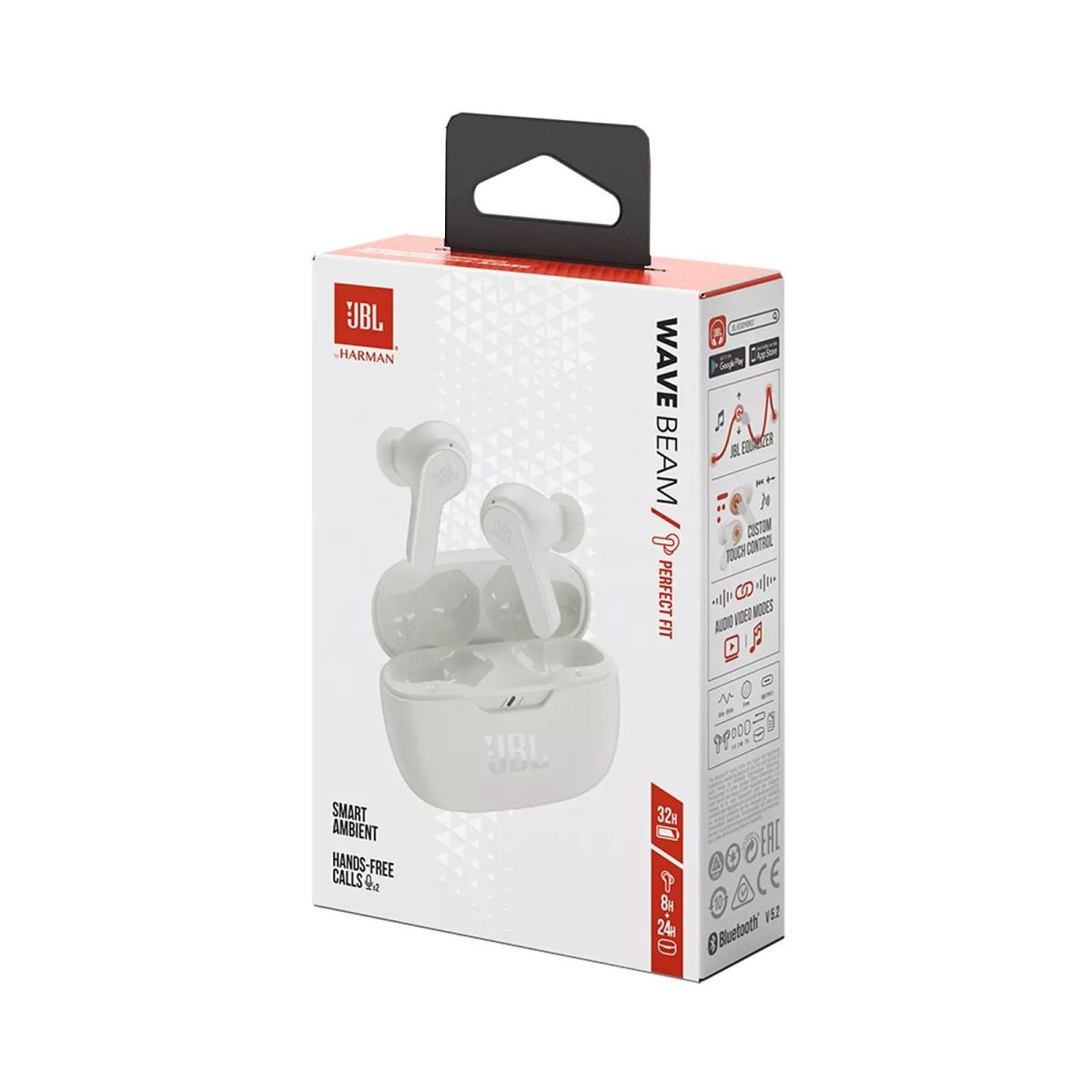 Навушники JBL Wave Beam TWS White
