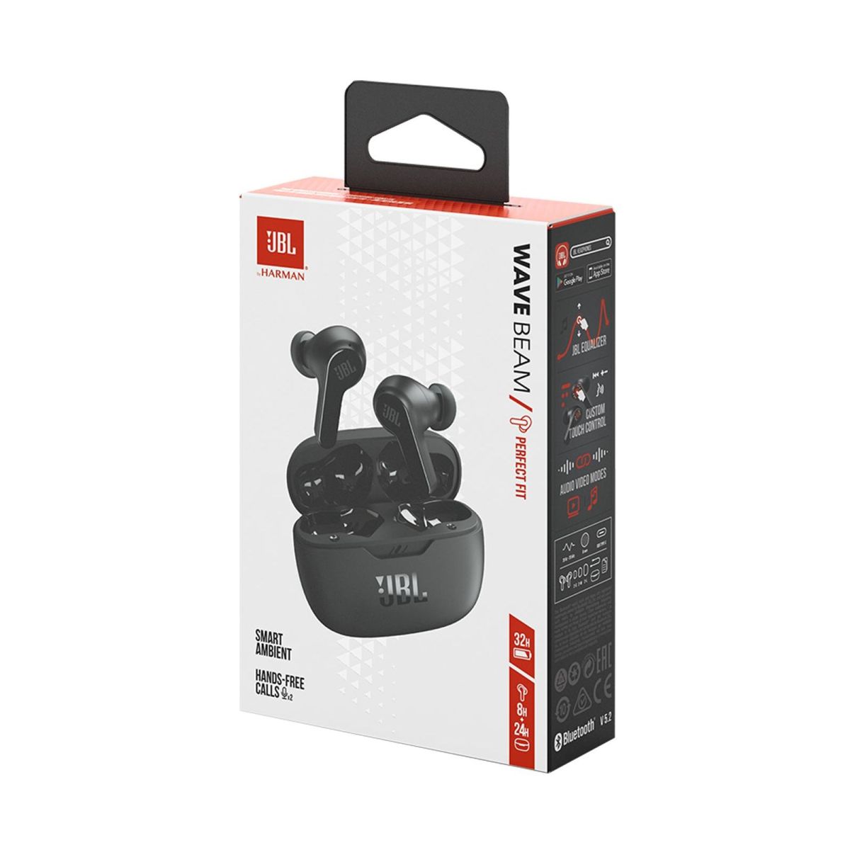 Навушники JBL Wave Beam TWS Black