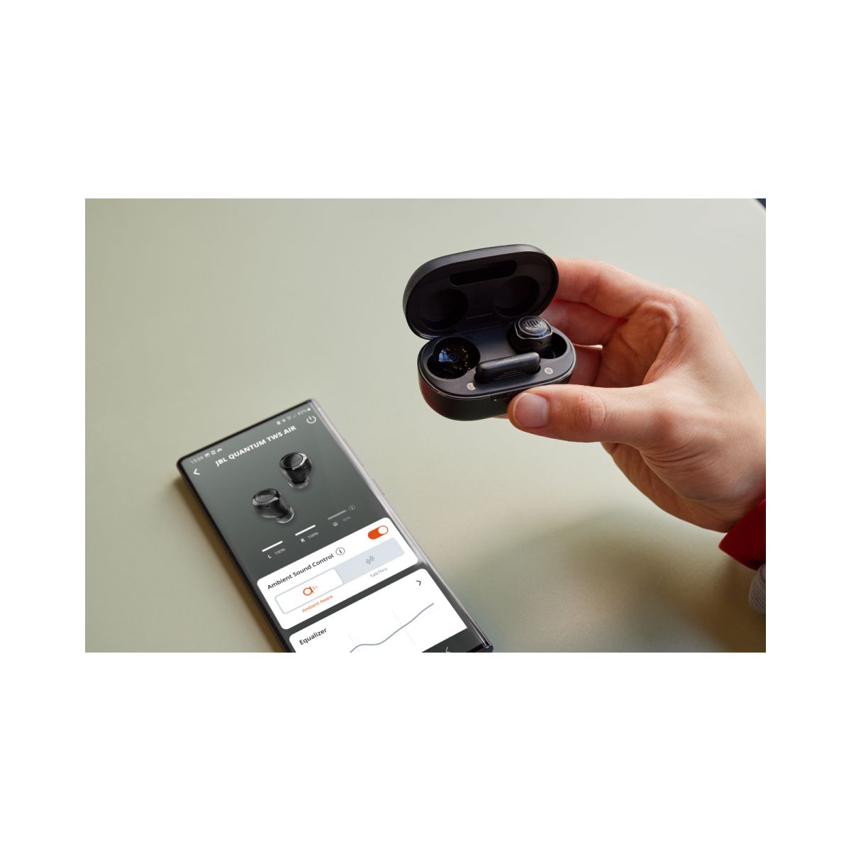 Навушники JBL Quantum TWS Air Black