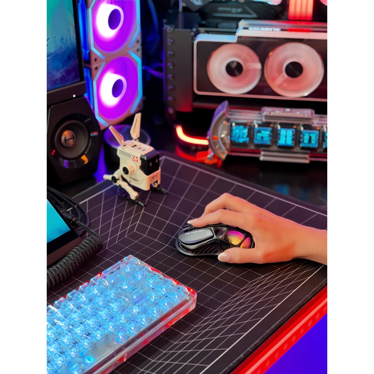 Мишка GravaStar Mercury M2 RGB Stealth Black
