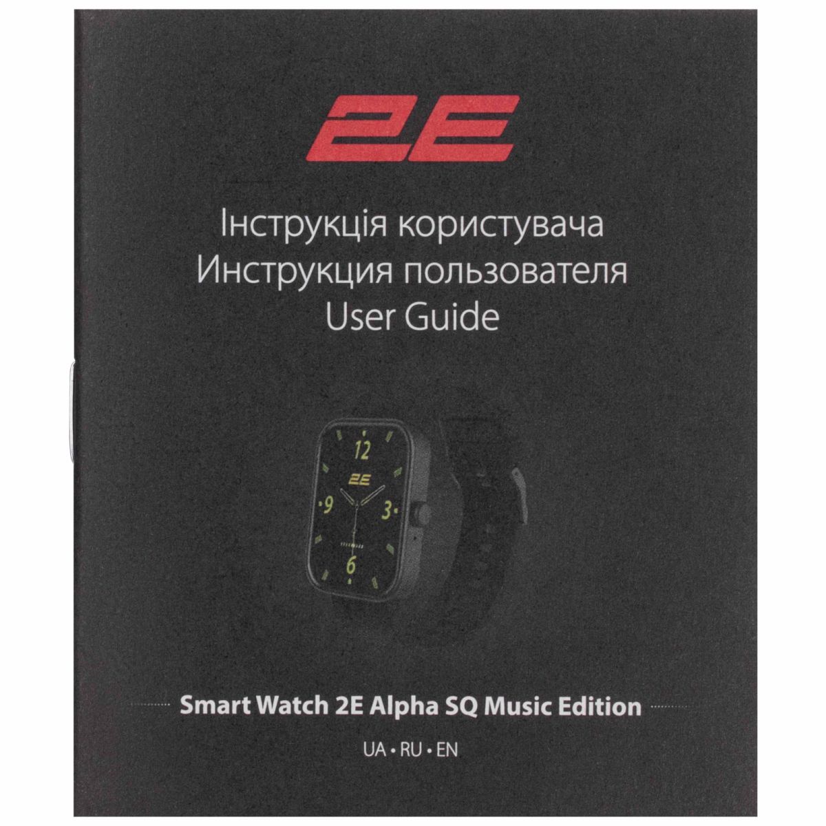 Смарт-годинник 2E Alpha SQ Music Edition 46mm Black