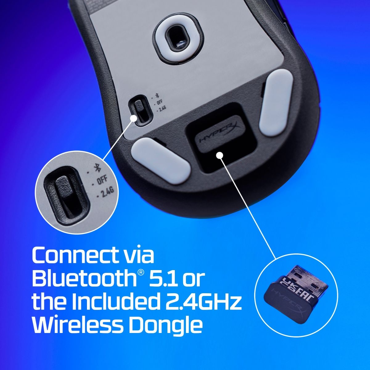 Мишка HyperX Pulsefire Haste 2 mini Black (7D388AA)