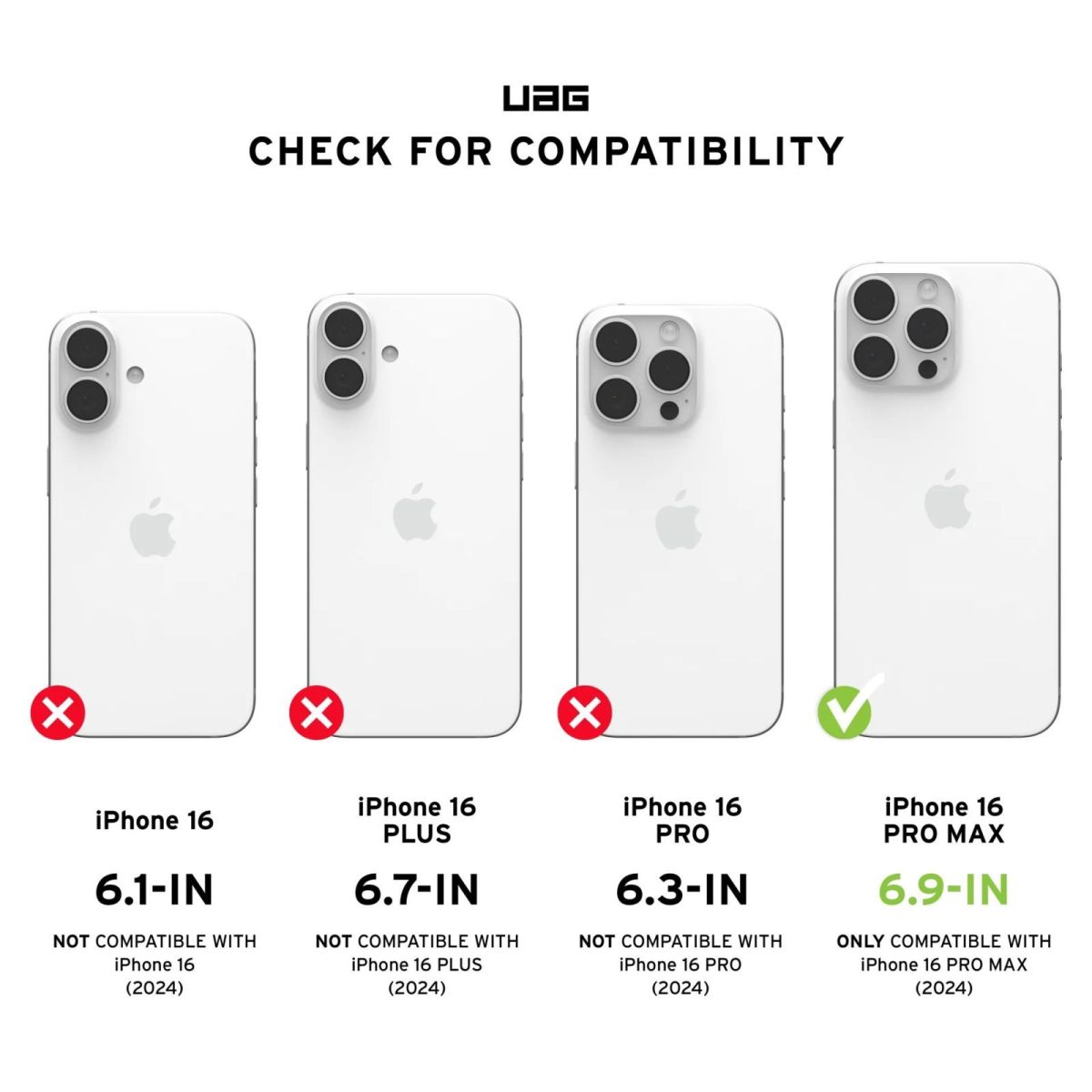 Чохол UAG для iPhone 16 Pro Max Pathfinder Magsafe Silver (114469113333)
