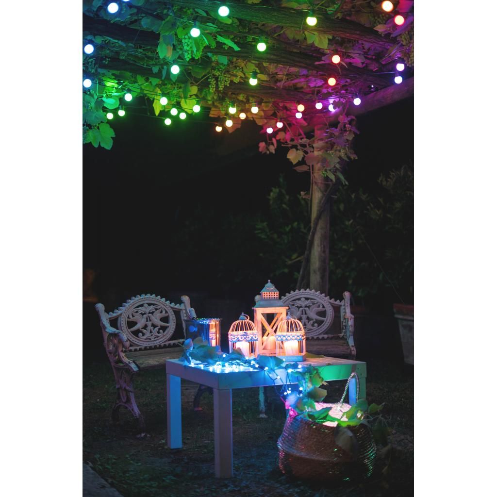 Гірлянда Smart LED Twinkly Strings AWW 400 чорний (TWS400GOP-BEU)
