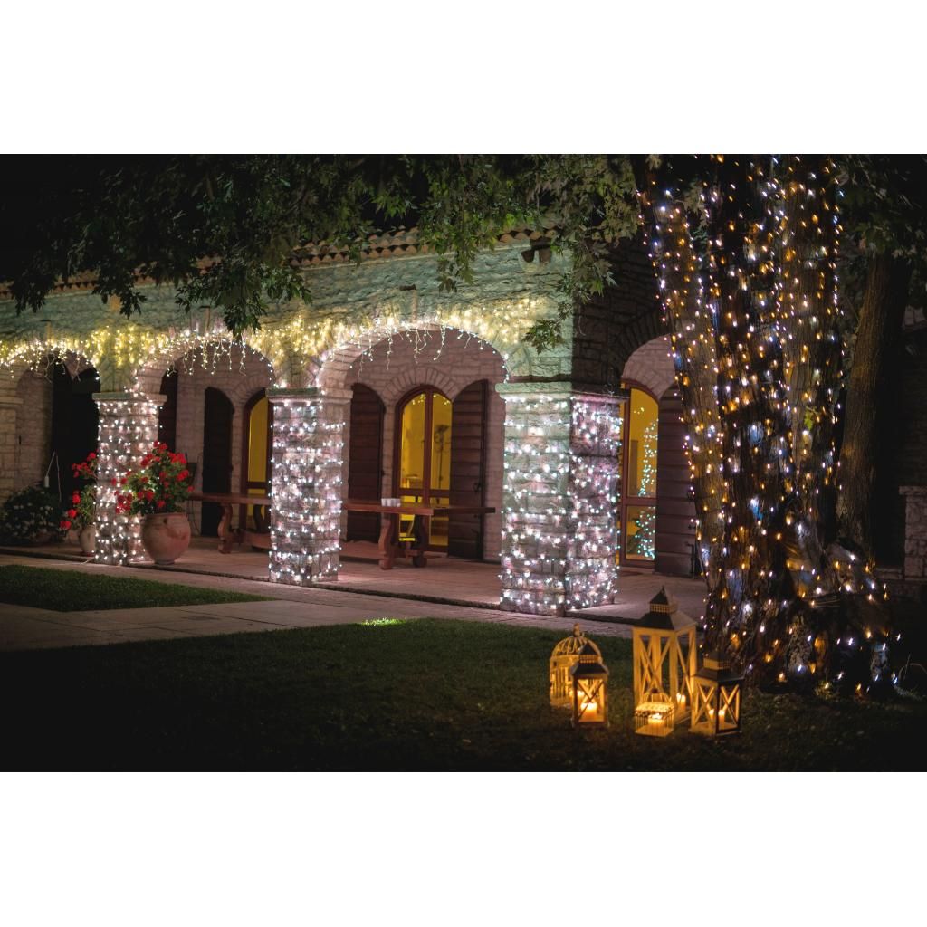 Гірлянда Smart LED Twinkly Icicle RGB 190 прозорий (TWI190STP-TEU)