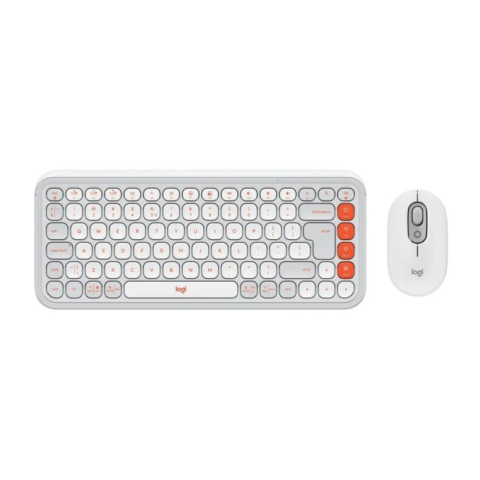 Комплект Logitech POP Icon Combo Bluetooth UA Off-White (920-013141)