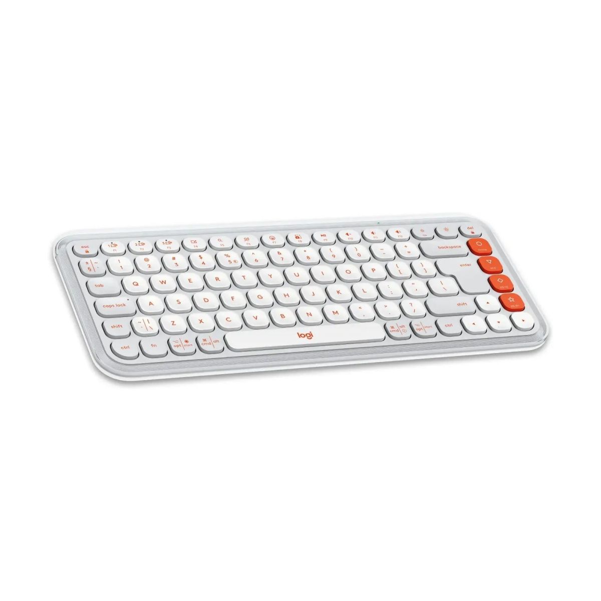 Клавіатура Logitech POP Icon Keys Bluetooth UA Off-White (920-013072)
