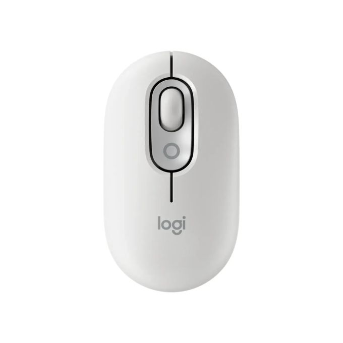 Мишка Logitech POP Mouse With Emoji Bluetooth Off-White (910-007411)