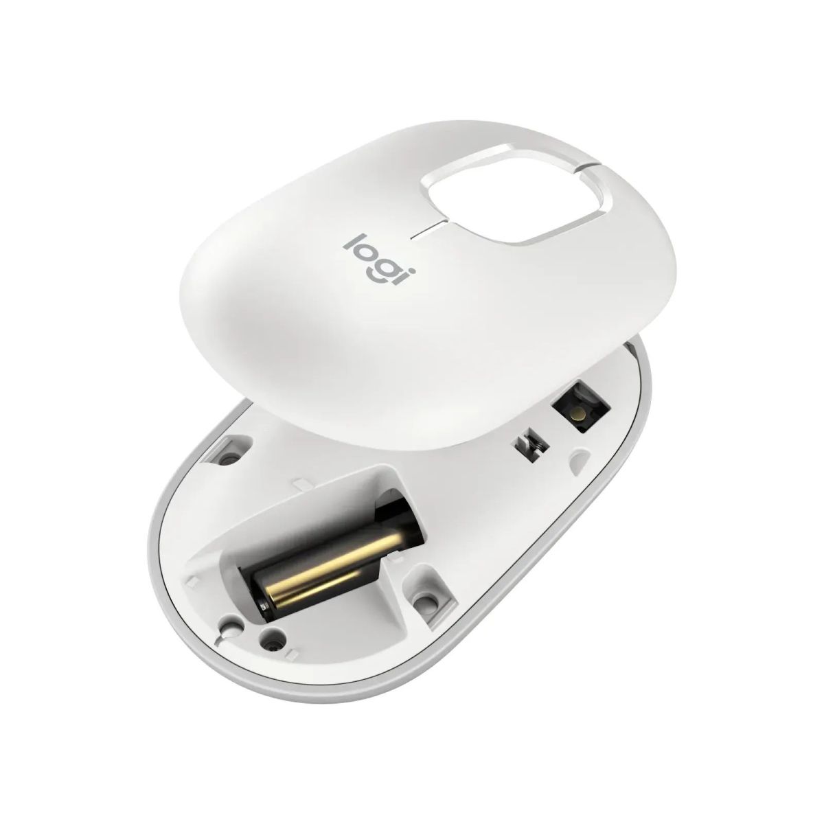 Мишка Logitech POP Mouse With Emoji Bluetooth Off-White (910-007411)
