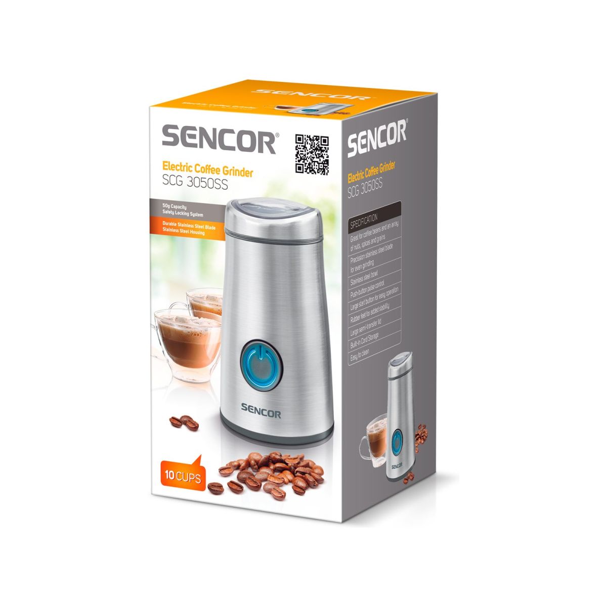 Кавомолка Sencor SCG 3050SS
