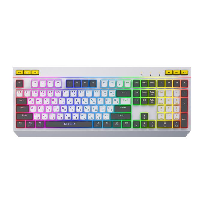 Клавіатура Hator Icefall White (HTK405UA)