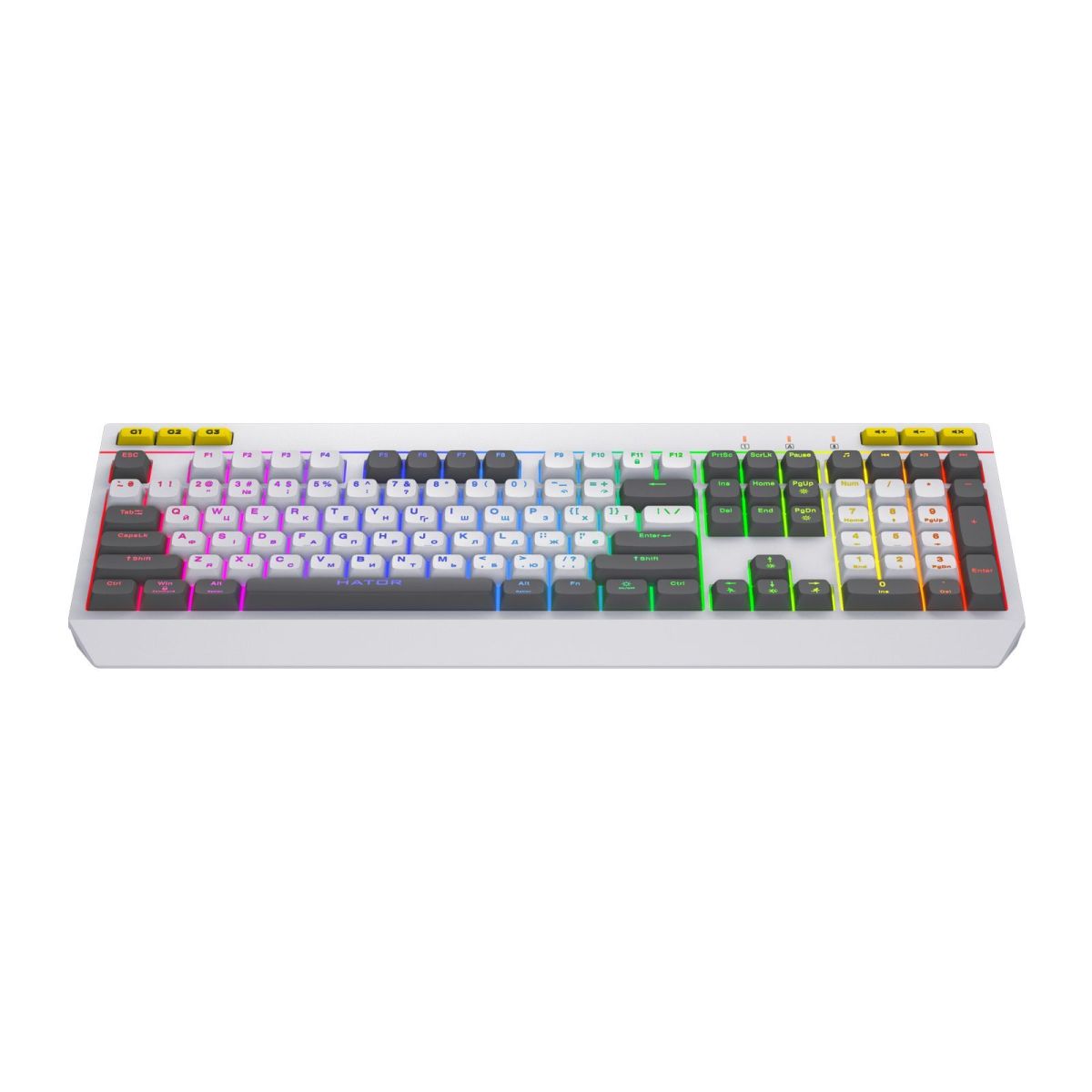Клавіатура Hator Icefall White (HTK405UA)