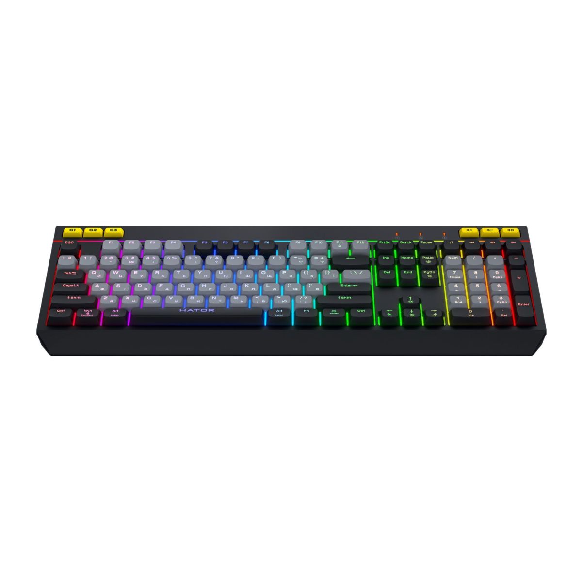 Клавіатура Hator Icefall Black Grey (HTK401UA)