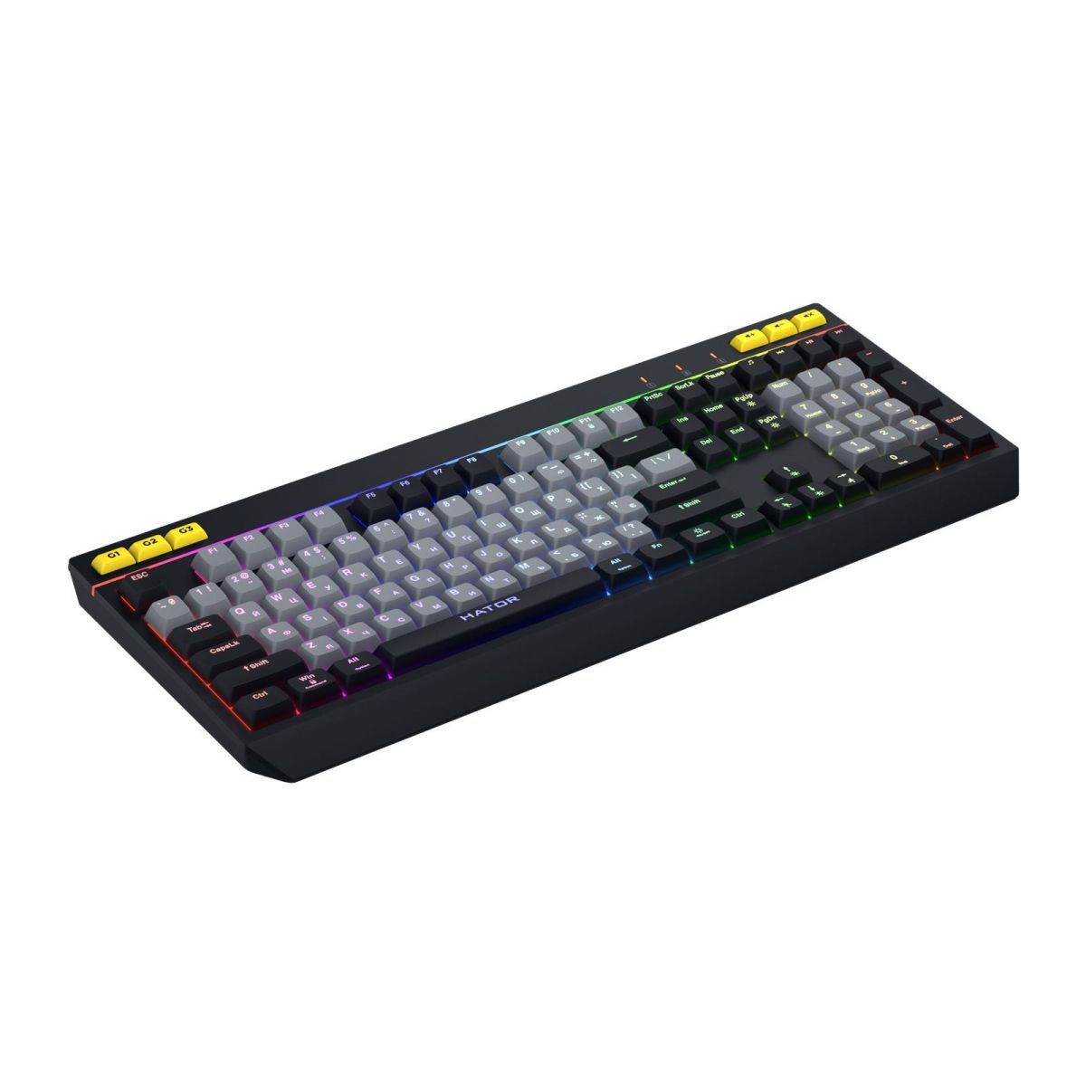 Клавіатура Hator Icefall Black Grey (HTK401UA)
