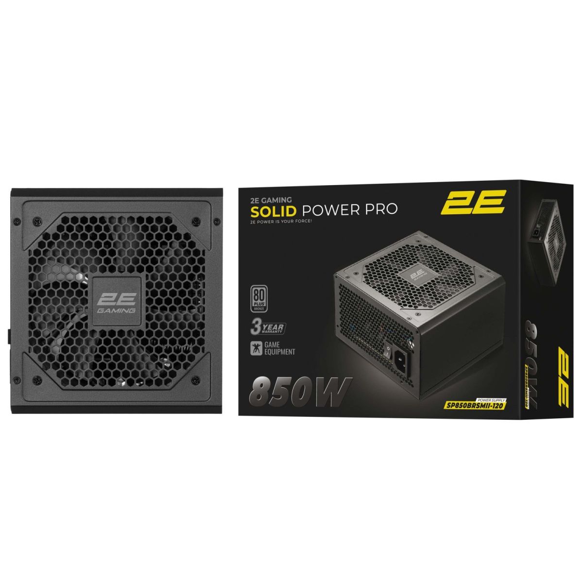 Блок живлення 2E Gaming Solid Power Pro 850W (2E-SP850BRSMII-120)