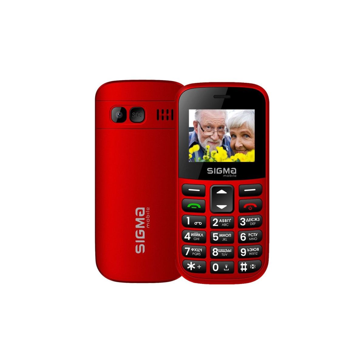 Мобільний телефон Sigma Comfort 50 Easy TYPE-C Red