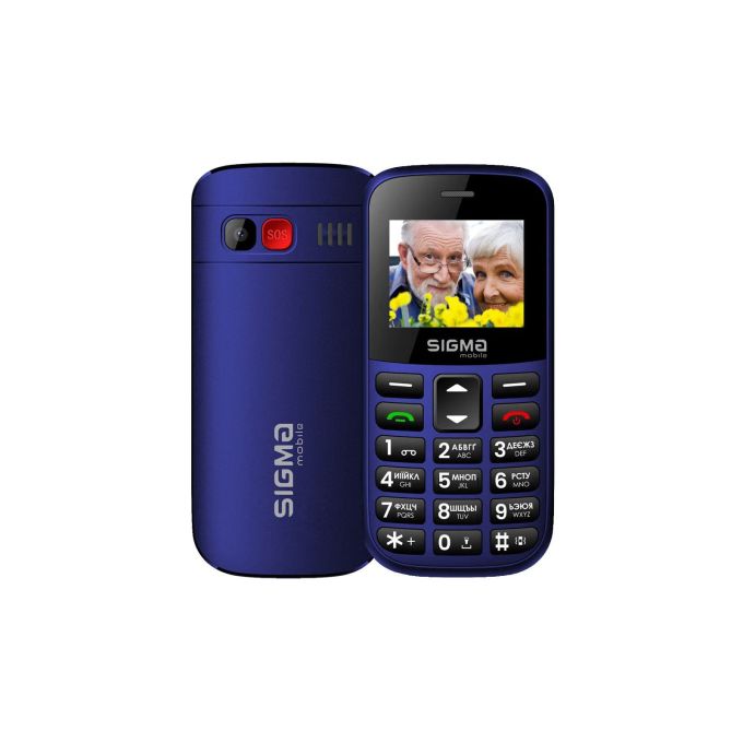 Мобільний телефон Sigma Comfort 50 Easy TYPE-C Blue
