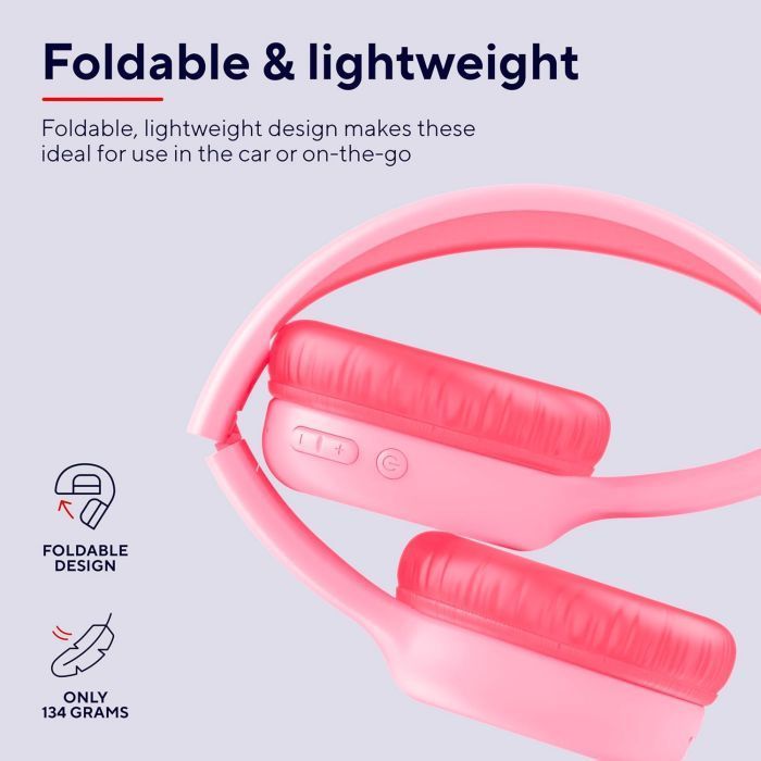 Навушники Trust Nouna Kids Wireless Pink