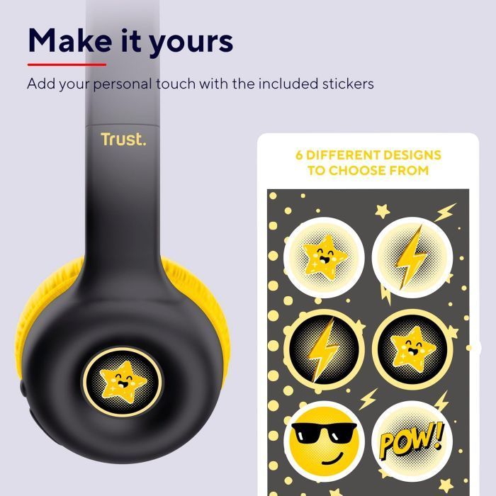 Навушники Trust Nouna Kids Wireless Black