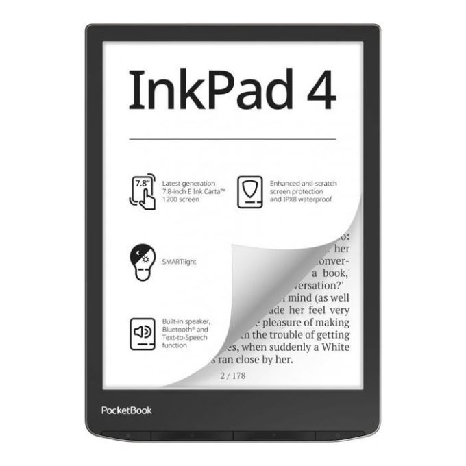Електронна книга PocketBook 743G InkPad 4 Stardust Silver