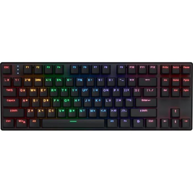Клавіатура Hator Icefall Mecha TKL Rainbow Wireless Black (HTK287UA)