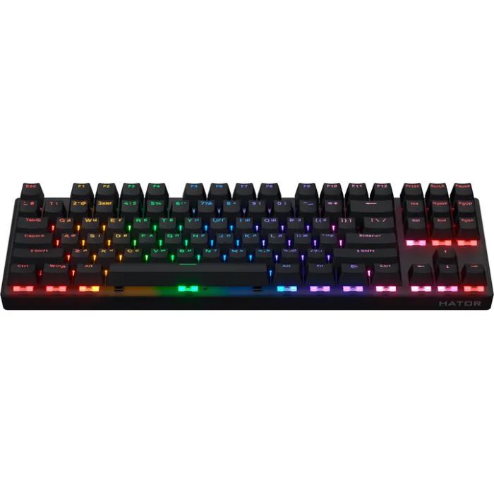 Клавіатура Hator Icefall Mecha TKL Rainbow Wireless Black (HTK287UA)