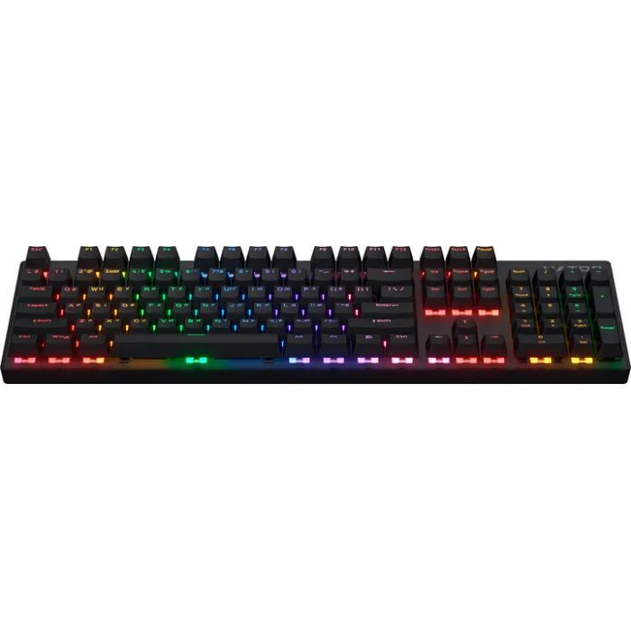 Клавіатура Hator Icefall Mecha Rainbow Wireless Black (HTK204UA)