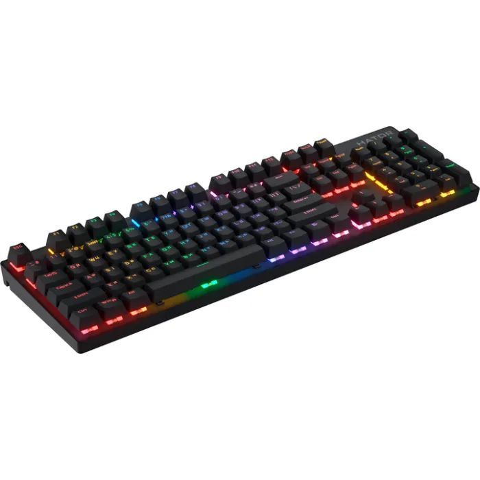 Клавіатура Hator Icefall Mecha Rainbow Wireless Black (HTK204UA)