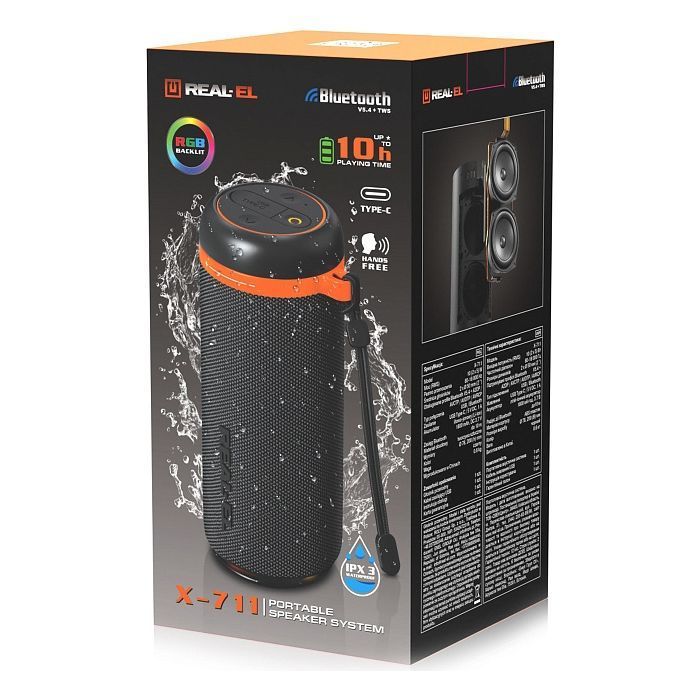 Акустична система REAL-EL X-711 Black