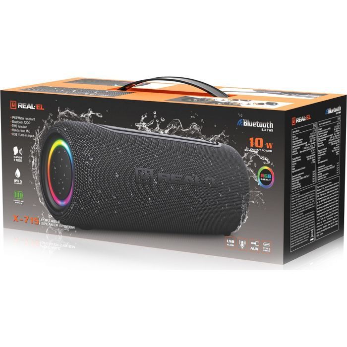 Акустична система REAL-EL X-715 Black
