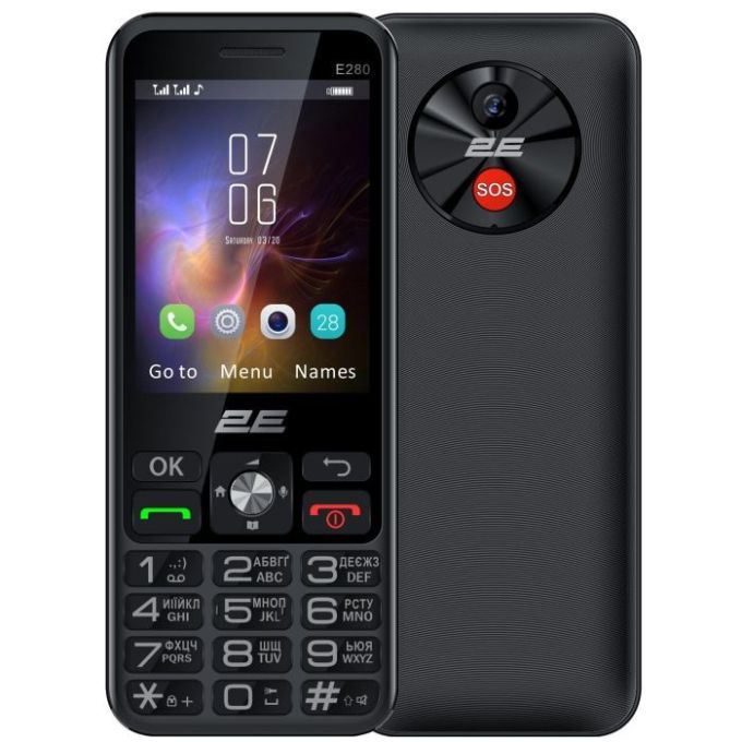 Мобільний телефон 2E E280 2025 Black