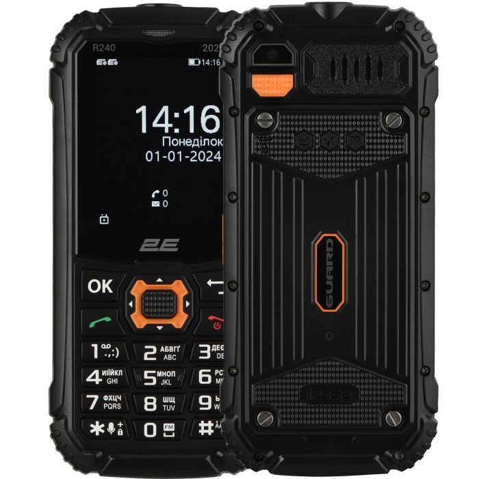 Мобільний телефон 2E R240 2025 Black