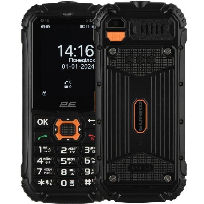 Мобільний телефон 2E R240 2025 Black