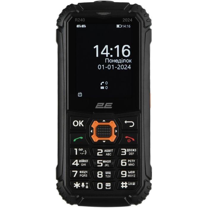 Мобільний телефон 2E R240 2025 Black