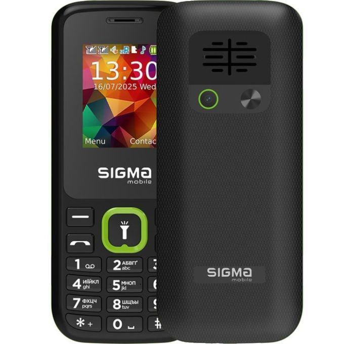 Мобільний телефон Sigma X-style 171 Mini Black Green