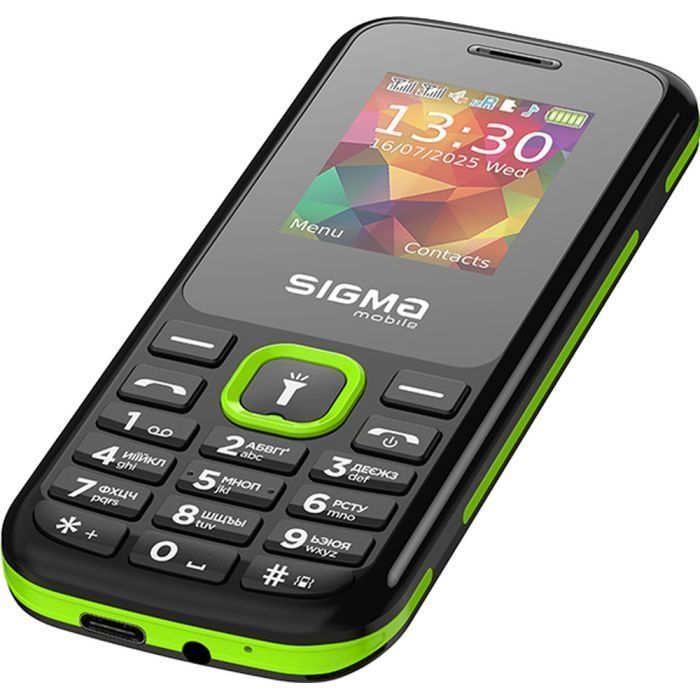 Мобільний телефон Sigma X-style 171 Mini Black Green