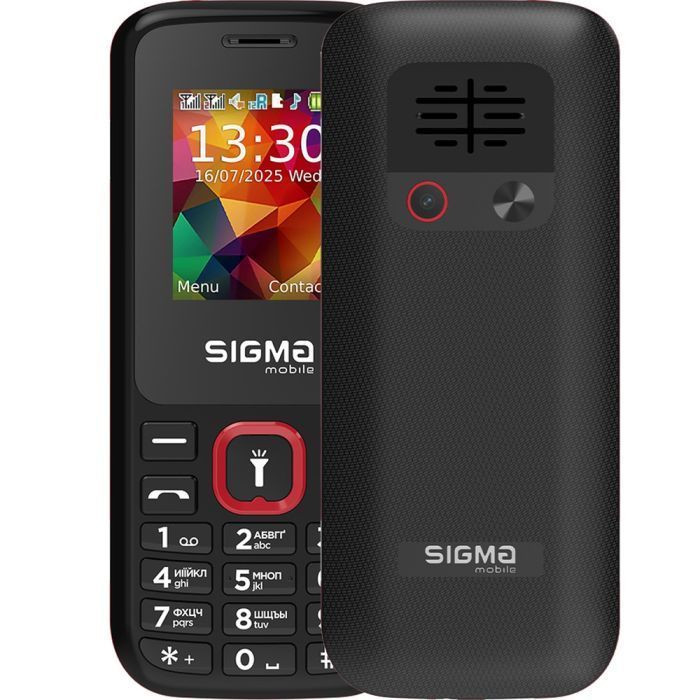 Мобільний телефон Sigma X-style 171 Mini Black Red