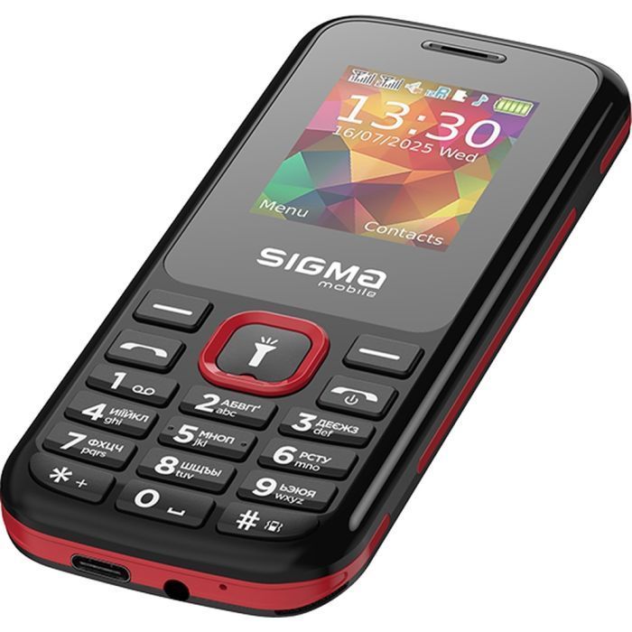 Мобільний телефон Sigma X-style 171 Mini Black Red