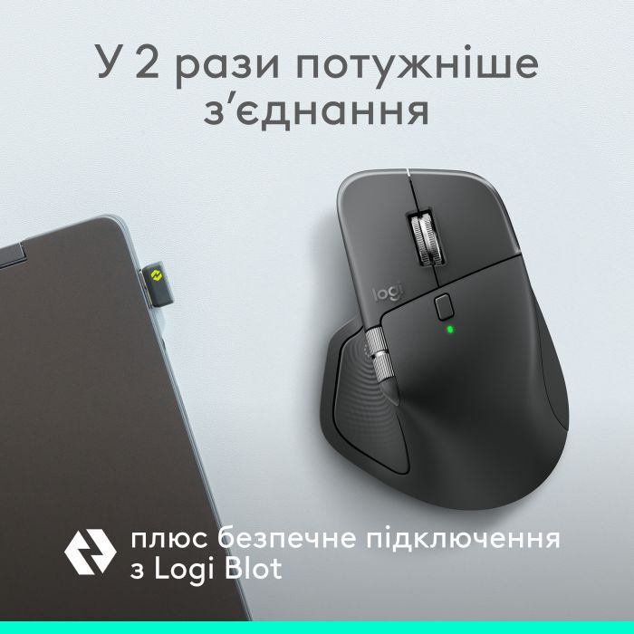 Мишка Logitech MX Master 4 for Business Wireless Graphite (910-007617)