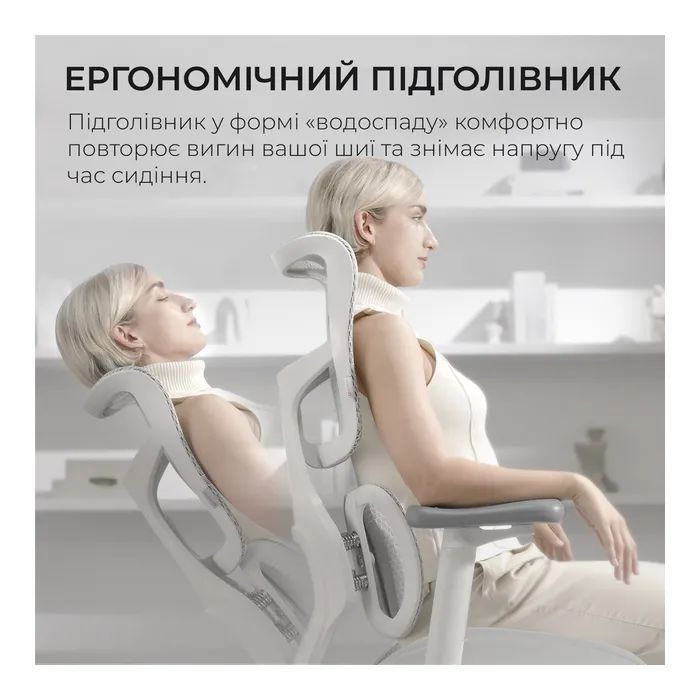 Офісне крісло Sihoo Doro S100 Mesh White (S100-M302)