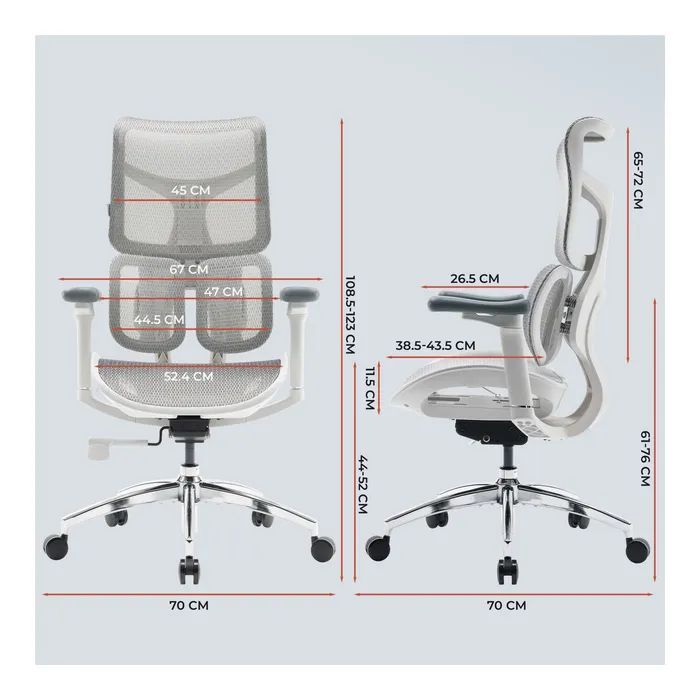 Офісне крісло Sihoo Doro S100 Mesh White (S100-M302)