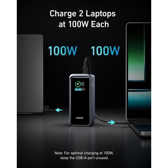 Батарея універсальна Anker Prime 20000mAh 200W Black (A1336011)